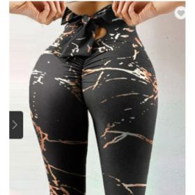 Hip-Lifting Sweatpants Leggings Women's Yoga Pants Stretch Fitness Pants (Option: L-Black)
