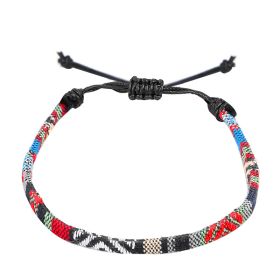 Hand Woven Rainbow Color Anklet Bohemian Style (Option: V)