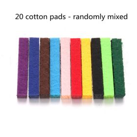 Aromatherapy Pendant Perfume Bottle Essential Oil Titanium Steel (Option: 20 cotton pads)