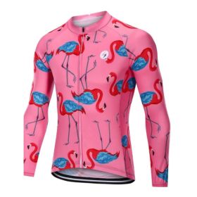 Short Sleeves New Design (Option: M-Flamingo)