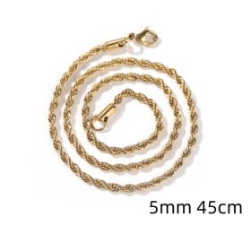 Stainless Steel Compass Circular Necklace (Option: Gold)