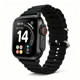 Ten-in-One Smart Watch Set With Wireless Earbuds, Multiple Watch Bands, Magnetic Charger & Protective Case, All-in-One Fitness Smartwatch Gift Box For (Option: Black)