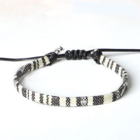 Hand Woven Rainbow Color Anklet Bohemian Style (Option: H)