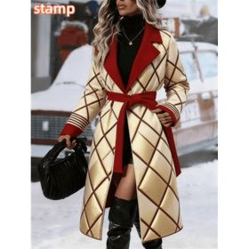 Fashionable Casual Long Coat (Option: 2xL-Red8)