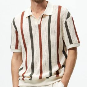 European And American Style Thick Needle Hollow Sweater (Option: Khaki-XL)