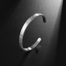 Stainless Steel Arabic Disc Necklace Bracelet (Option: Steel Bracelet)