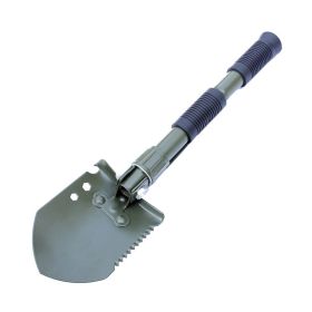 Multi-function Portable Outdoor Camping Folding Shovel (Color: green, Type: Emergency Tools)
