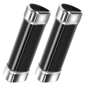 2 Packs 10000mAh Split-Magnetic Handwarmers 2 in 1 Portable Electric Pocket Heater Power Bank Portable Charger with 3 Heating Levels for Camping (Color: black)