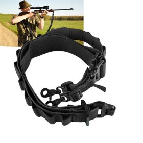 Gun Accessories Adjustable Gun Strap for Outdoor Hunting (Color: black, Type: Style B)