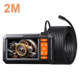 4.3-inch Industrial Endoscope 8mm HD Digital Inspection Camera IP67 Waterproof Rating Battery-Powered Ideal For Vehicle Maintenance, Machine Inspectio (Option: 2M)
