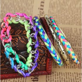 4Pcs Colorful Woven Burnished Gold Bracelets Set (Option: 1set)