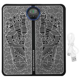 EMS Foot Massage Pad For Mothers' Day Gift Electric Stimulator Massager Unit Rechargeable Leg Reshaping Muscle Battery Powered Type And Rechargeable T (Option: Recharge Type)