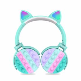 Stress Reducing Headphones, Children's Toy Headphones (Option: Azure)