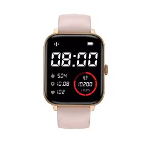 SmartWatch Men Women1.83inch BT Face Heart Rate Fitness Tracker (Option: pink)