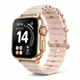 Ten-in-One Smart Watch Set With Wireless Earbuds, Multiple Watch Bands, Magnetic Charger & Protective Case, All-in-One Fitness Smartwatch Gift Box For (Option: Gold)