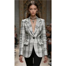 Casual Retro Stand Collar Coat (Option: Style1-M)