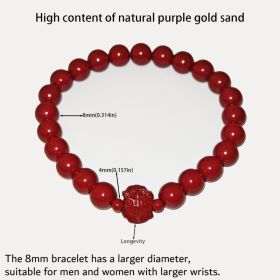 7 Styles Of Cinnabar Bracelets 8mm And 6MM (Option: Wan Shoufu-8mm)