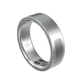 Smart Ring Health Tracker Fitness Ring Heart Rate Blood Oxygen Sleep Monitor Smart Ring For Men Women (Option: Sliver-09)