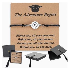 New Creative Simple Card Bracelet Wax Thread Weaving (Option: Doctors hat box1)