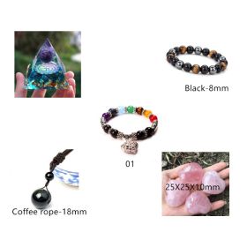 Tiger Eye Stone Bracelet Natural Stone Bracelet (Option: Mix pack A-Set)