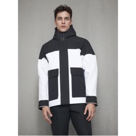 Outdoor Assault Suit Windproof And Waterproof (Option: Black-3XL)