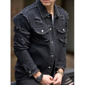Form-fitting Denim Jacket For Men (Option: Y101XL)