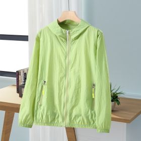 New Summer Mens Loose-Fit Plus-Size Sun-Protective Top That Also Repels Mosquitoes And Insects (Option: Green-XL)