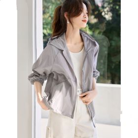 The Ideal Outerwear For Sun Protection Shopping (Option: Silver Cloud Gray-M)