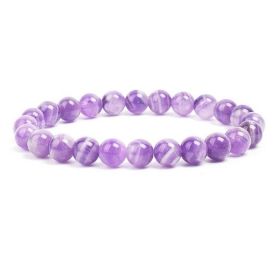 Unisex 8mm Yoga DIY Agate Beads Bracelet (Option: 5 Style-8mm)
