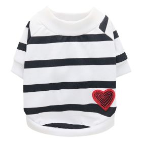 Jarre Aero Bull Pug Puppy Clothes Teddy Milk Cat Pet Spring And Summer Thin Small Dog Puppy (Option: White-L)