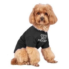 Pet Clothes Round Neck T-shirt (Option: Black-XXL)