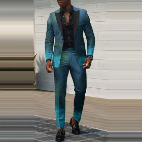 Mens New Autumn Slim-Fit Two-Piece Suit (Option: G111P031-M)
